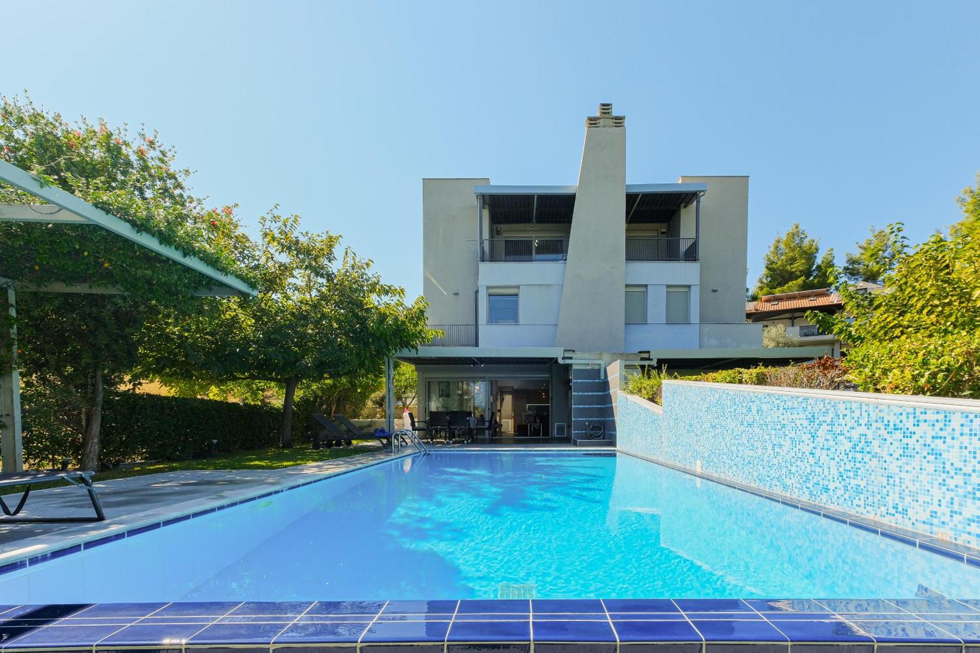 Deluxe Chrousso Pool Villa 帕利乌里翁 外观 照片