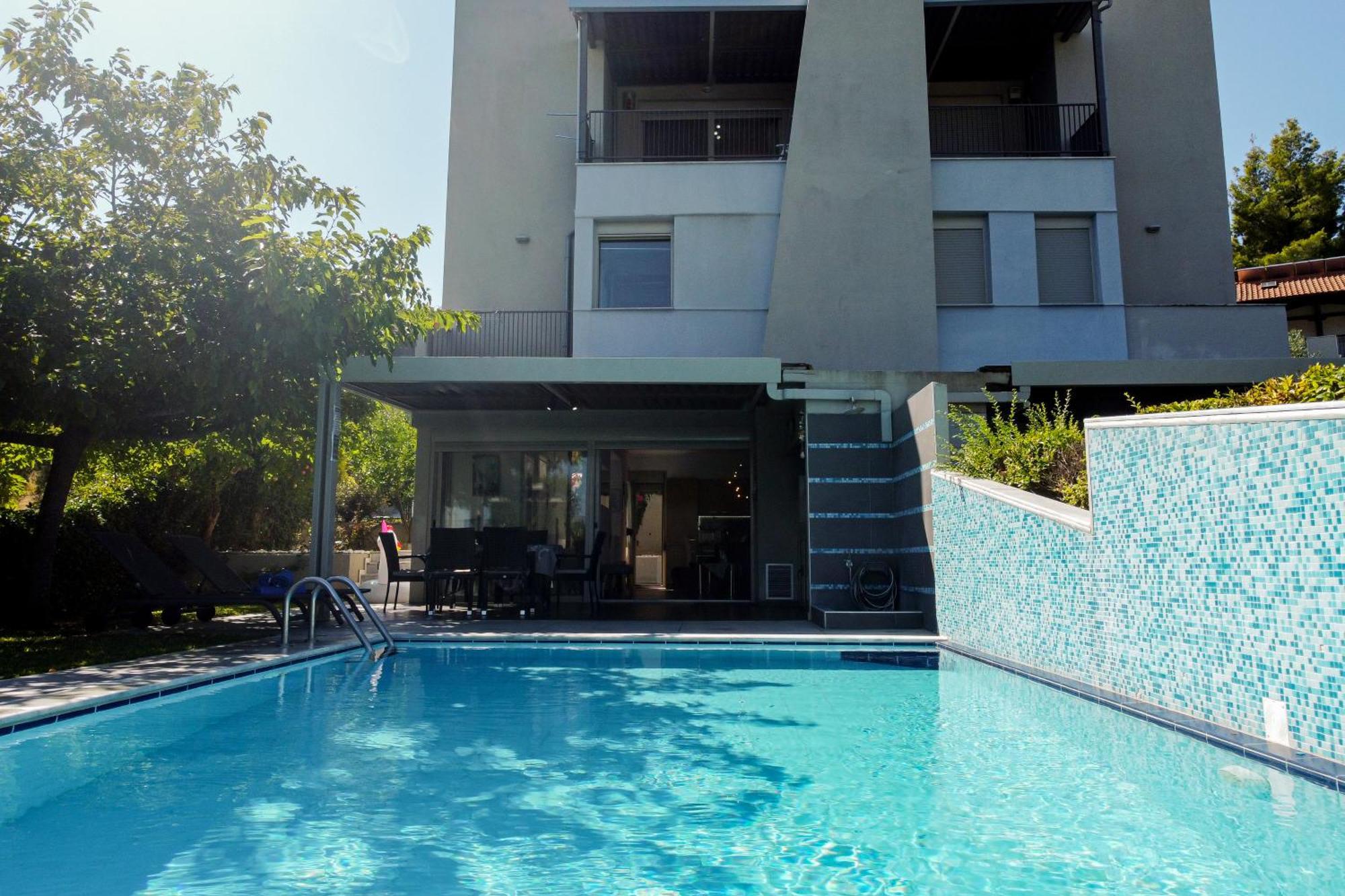 Deluxe Chrousso Pool Villa 帕利乌里翁 外观 照片