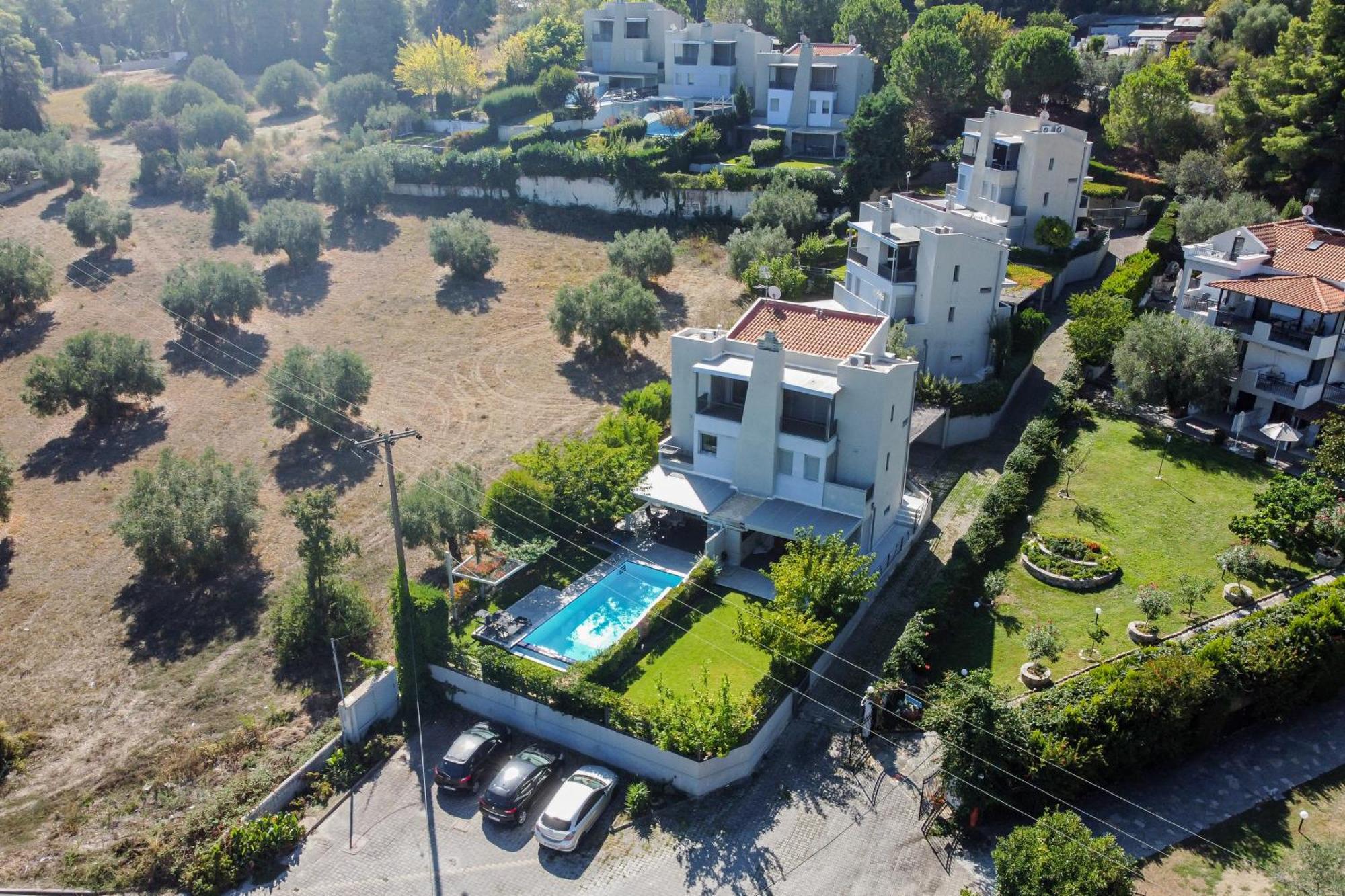 Deluxe Chrousso Pool Villa 帕利乌里翁 外观 照片
